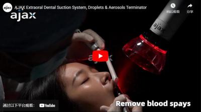 Ajax sistema extraoral de succión dental, Terminator de gotas y aerosoles